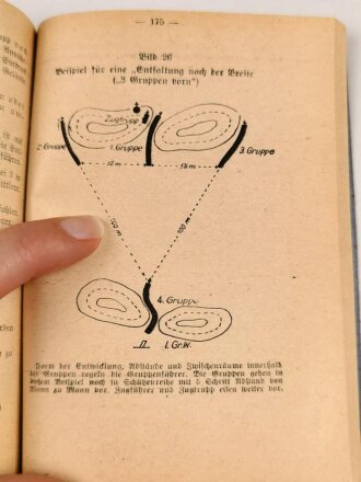 H. Dv. 130/2a "Ausbildungsvorschrift für die Infanterie" Heft 2a Die Schützenkompanie, 255 Seiten, datiert 1941, DIN A6