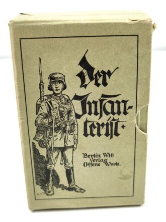 "Der Infanterist" Buchband A - D mit Schuber, datiert 1932, DIN A 5,  gebraucht