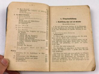 H. Dv. 130/2a "Ausbildungsvorschrift für die Infanterie" Heft 2a Die Schützenkompanie, 255 Seiten, datiert 1941, DIN A6, stark gebraucht