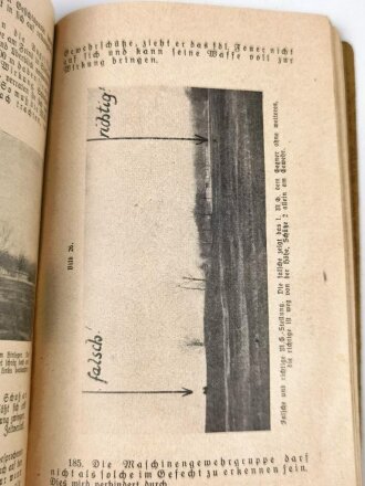 "Der Infanterist" Buchband A - D mit Schuber, datiert 1928, DIN A5, gebraucht