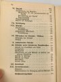 H.Dv.300 "Truppenführung" datiert 1933, 319 Seiten, DIN A 6,  gebraucht