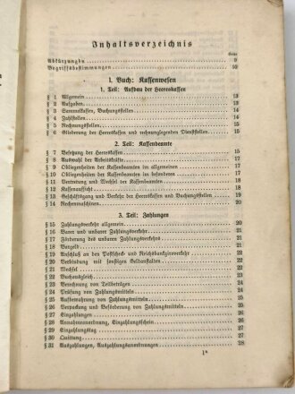 H. DV. 325 "Kassen- und Rechnungslegungsordnung...