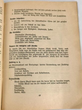 Leistungsschau der Thüringer Hitler Jugend Rudolstadt 1939" Fahrtgruppenführer-Anweisungent", datiert 1939, 47 Seiten, DIN A5