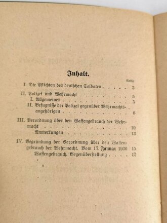 H. DV. 3/4, "Die Pflichten des deutschen...