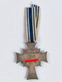 Ehrenkreuz der Deutschen Mutter ( Mutterkreuz ) in Silber mit kurzem Band