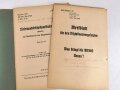 H. DV. 3/9, "Wehrmachtdisziplinarstrafordnung mit Merkblatt für die Disziplinarvorgesetzten", datiert 1943, 23 Seiten, DIN A5