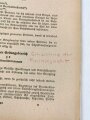 H. DV. 3/9, "Wehrmachtdisziplinarstrafordnung mit Merkblatt für die Disziplinarvorgesetzten", datiert 1943, 23 Seiten, DIN A5