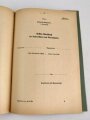 H. DV. 3/9, "Wehrmachtdisziplinarstrafordnung mit Merkblatt für die Disziplinarvorgesetzten", datiert 1943, 23 Seiten, DIN A5