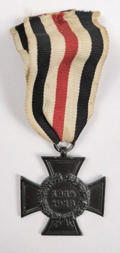 Ehrenkreuz für die Witwen und Eltern gefallener Kriegsteilnehmer (Hinterbliebene) mit Hersteller 2 R.V. Pforzheim