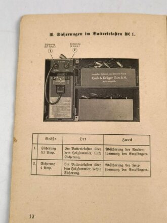 D 20, "Störungsbeseitigung an Fl. Bordfunkgeräten FuG IIIa und IIIa U - PeilG V - FuBl I", datiert 1941, 12 Seiten, DIN A5