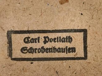 Deutsches Schutzwall Ehrenzeichen. Zink, in Tüte von Carl Poellath Schrobenhausen