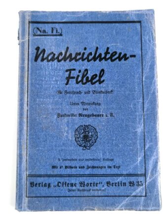 Na. Fi "Nachrichten-Fibel für Fernsprech- und Blinktechnik", 66 Seiten und Anhänge, DIN A5