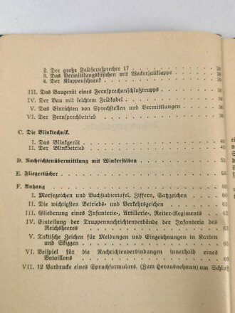 Na. Fi "Nachrichten-Fibel für Fernsprech- und Blinktechnik", 66 Seiten und Anhänge, DIN A5