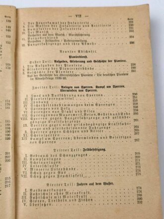 "Der Dienstunterricht im Heere, Ausgabe für den Pionier" Jahrgang 1941, 393 Seiten, DIN A5