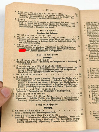 "Der Dienstunterricht im Heere, Ausgabe für den Schützen der Schützenkompanie" Jahrgang 1941, 332 Seiten