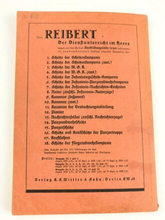 "Offizierthemen - Ein Handbuch für den Offizierunterricht", datiert 1943, 96 Seiten, DIN A5