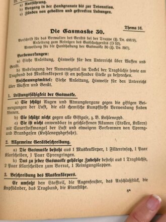 "Unteroffizierthemen - Ein Handbuch für den Unteroffizierunterricht", datiert 1940, 114 Seiten, DIN A5