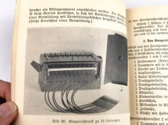 Na. Fi "Nachrichten-Fibel für Fernsprech- und Blinktechnik", 66 Seiten und Anhänge, DIN A5, Umschlag stärker gebraucht