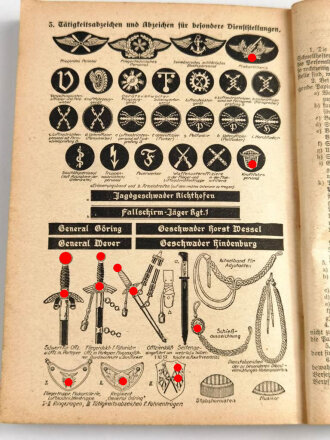 "Der Dienstunterricht in der Luftwaffe" Jahrgang 1941, 302 Seiten, DIN A5
