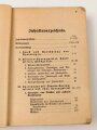 H.Dv. 220/4 "Ausbildungsvorschrift für die Pionier, Teil 4 Sperren" datiert 1935, 434 Seiten, DIN A6