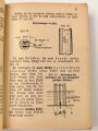 H.Dv. 220/4 "Ausbildungsvorschrift für die Pionier, Teil 4 Sperren" datiert 1935, 434 Seiten, DIN A6