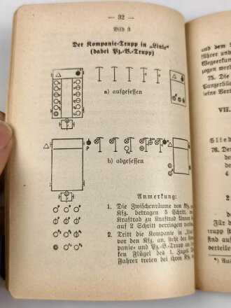 H. Dv. 130/2b "Ausbildungsvorschrift für die Infanterie, Heft 2b Die Schützenkompanie (mot.) der Infanterie-Division (mot.) ", datiert 1941, 108 Seiten, DIN A5