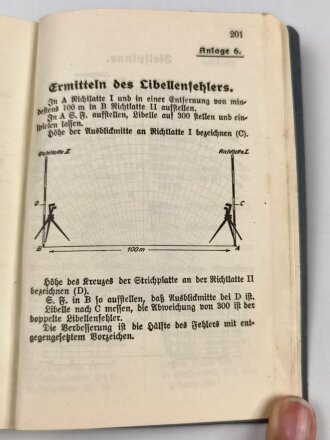 H.Dv 200/6 "Ausbildungsvorschrift für die Artillerie, Heft 6 Schießvorschrift", datiert 1937, 210 Seiten, DIN A6