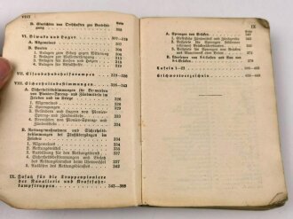 H.Dv. 316 "Pionierdienst aller Waffen" datiert 1935, 444 Seiten, DIN A6