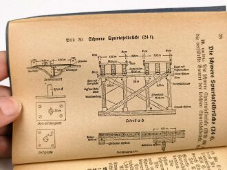 Ergänzungsheft zur H.Dv. 316 "Pionierdienst aller Waffen" datiert 1941, 105 Seiten, DIN A6