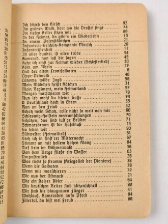 "Front-Liederbuch" 96 Seiten, DIN A6, gebraucht