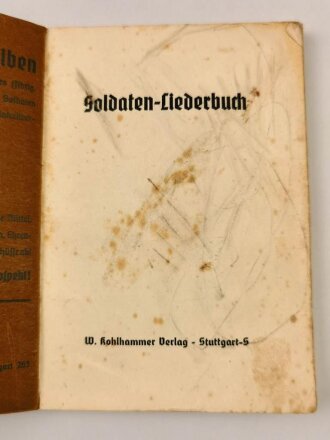 "Soldaten-Liederbuch" 111 Seiten, DIN A6,...