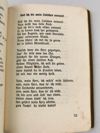 "Soldaten-Liederbuch" 111 Seiten, DIN A6, gebraucht