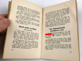 "Neues Liederheft der Politischen Leiter" 2. Auflage, 35 Seiten, DIN A6 gebraucht