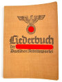 "Liederbuch Der Nationalsozialistischen Deutschen Arbeiterpartei"datiert 1939, 123 Seiten, DIN A6 gebraucht