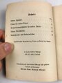 "Liederbuch Der Nationalsozialistischen Deutschen Arbeiterpartei"datiert 1939, 123 Seiten, DIN A6 gebraucht