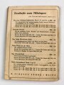 "Das Neue Soldaten Liederbuch, Heft 1" 80 Seiten, DIN A6, gebraucht