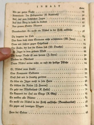 "Das Zweite Neue Soldaten Liederbuch" 74...