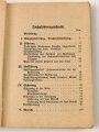 H.Dv. 300/1 "Truppenführung - 1. Teil" datiert 1936, 319 Seiten, DIN A6