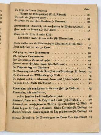 "Das Neue Soldaten Liederbuch Heft 3" 68 Seiten, DIN A6,  gebraucht