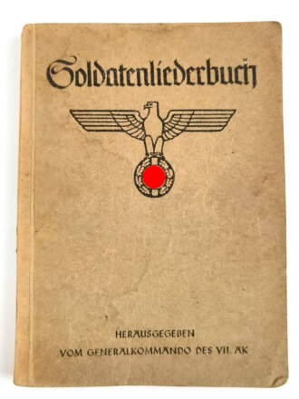 "Soldatenliederbuch" datiert 1941, 198 Seiten, DIN über A6, gebraucht