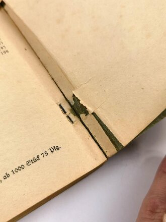 "Soldatenliederbuch" datiert 1941, 198 Seiten, DIN über A6, gebraucht