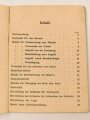 "Befehlsbuch - Muster für Btl.-Befehle", datiert 1938, 46 Seiten, DIN A6