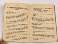 "Befehlsbuch - Muster für Btl.-Befehle", datiert 1938, 46 Seiten, DIN A6