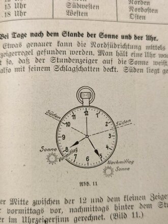 "Karten- und Geländekunde, mit 12 Abbildungen", 32 Seiten, DIN A6