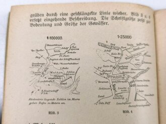 "Karten- und Geländekunde, mit 12 Abbildungen", 32 Seiten, DIN A6