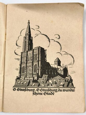 "Die Fahne hoch!" Das neue Liederbuch der deutschen Jugend, datiert 1934, 63 Seiten, DIN A6, stark gebraucht