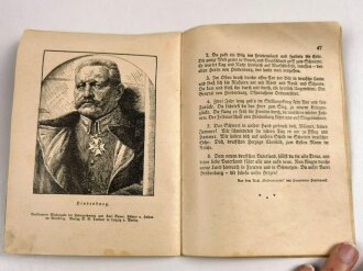 "Die Fahne hoch!" Das neue Liederbuch der deutschen Jugend, datiert 1934, 63 Seiten, DIN A6, stark gebraucht