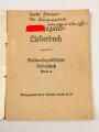 "Wir sind Deutschlands Zukunft - Hitlerjugend-Liederbuch" 31 Seiten, DIN A6, stark gebraucht