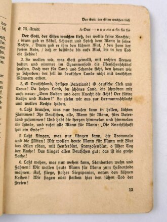 "Liederbuch der Wehrmacht" 84 Seiten, DIN A6,...