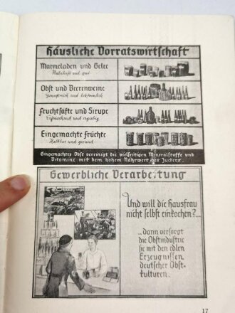 "Die Darstellung der Marktordnung auf der 2. Reichsnährstands-Ausstellung in Hamburg", 22 Seiten, über DIN A5, gelocht